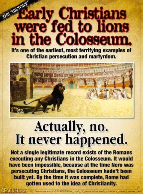 Christians vs Lions