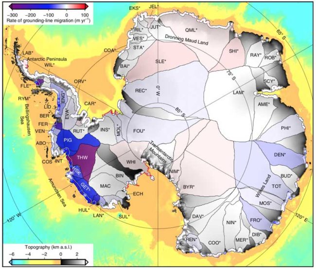 Antarctica Glaciers