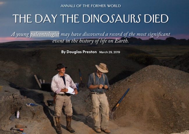 the day the dinosaurs died