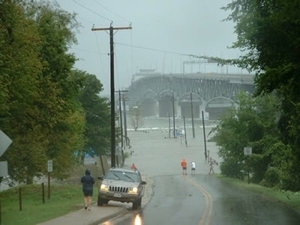 storm surge in sea level