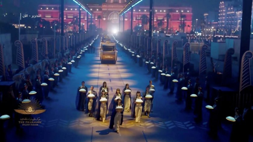 pharaoh's curse and the golden parade on Sat April 3, 2021
